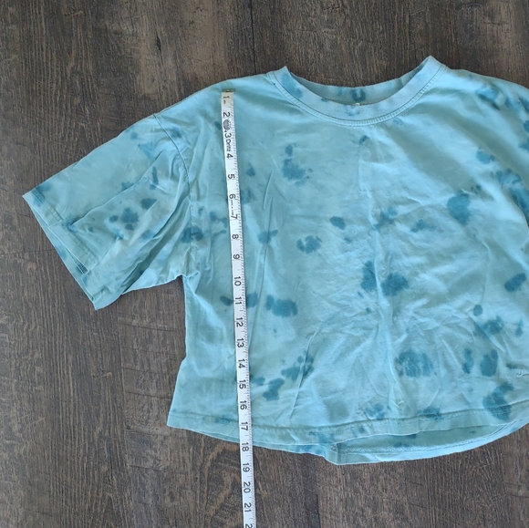JoyLab blue littles t-shirt, cropped - S - Picture 6 of 7